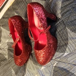 Funtasma Red Glitter Heels